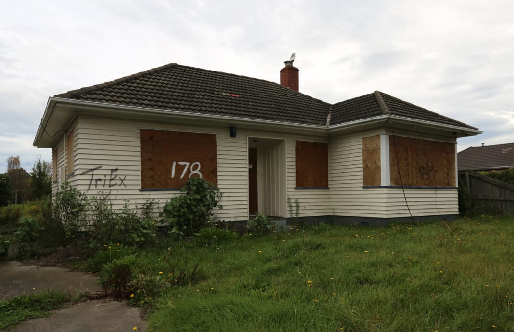230414. Photo Diego Opatowski / RNZ. Christchurch. Red Zone houses.