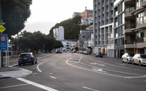 Wellington on 26 March, the first day of the Covid-19 lockdown.