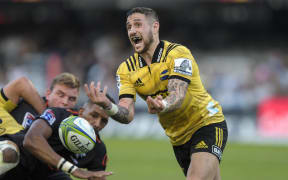 Hurricanes halfback TJ Perenara.