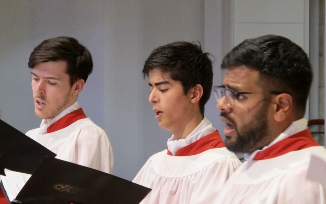 Members of the cathedral choir