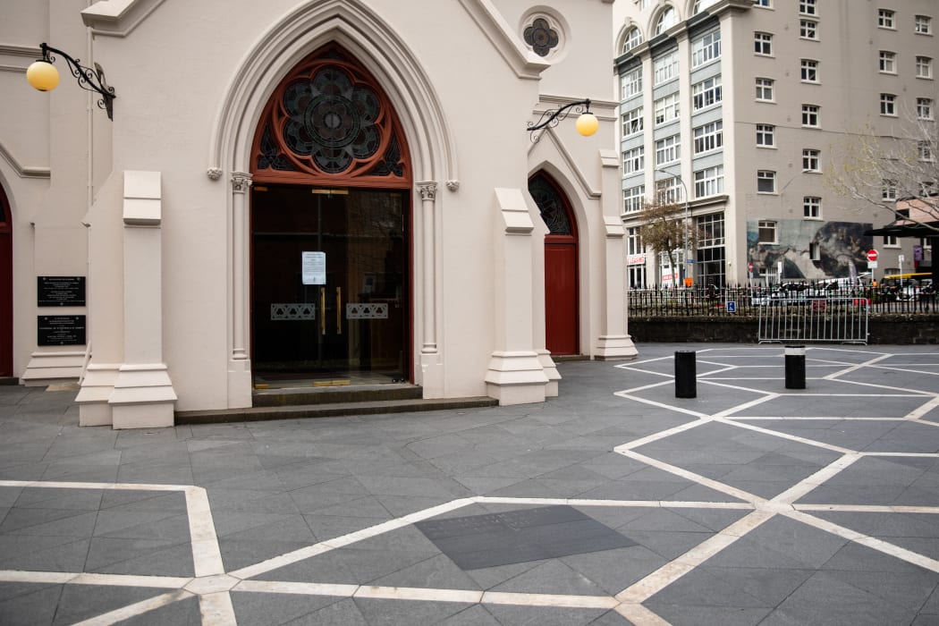 A man was reportedly found with a gunshot wound outside St Patrick's Cathedral on 17 September, 2020.