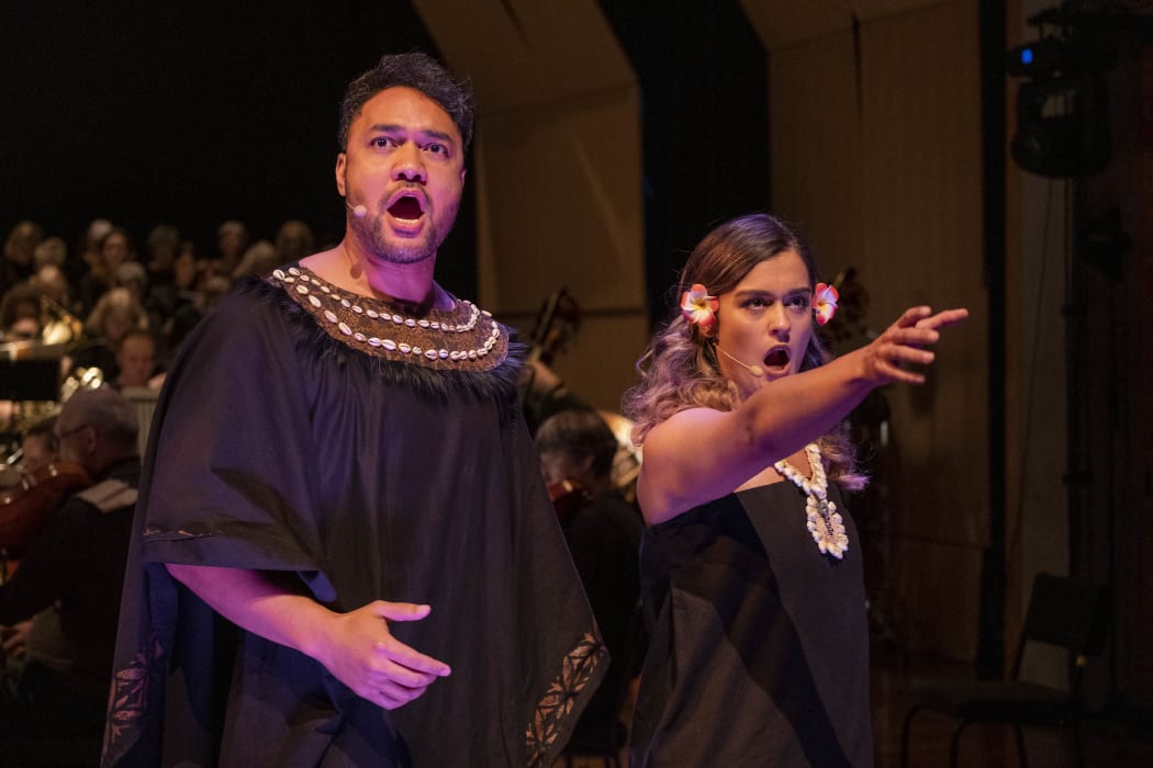 Amitai Pati and Natasha Wilson in Ihitai 'Avei'a - Star Navigator