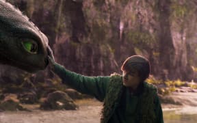 A scene from How To Train Your Dragon.