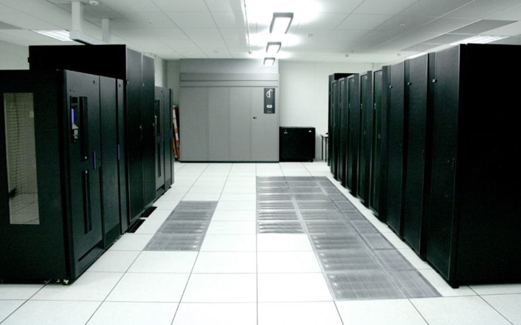 The supercomputer is used to run scientific models and services.