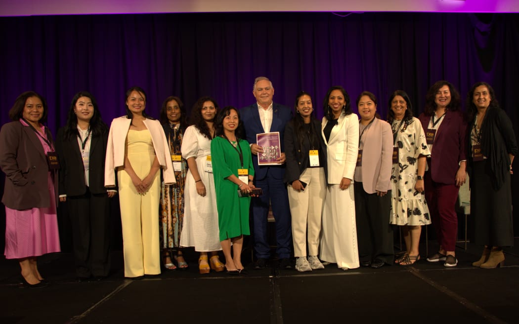 Mark Mitchell and ethnic women entrepreneurs.