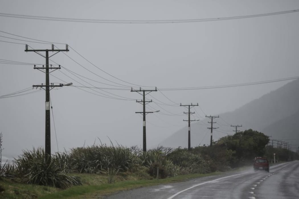 Some powerlines north of Granity were damaged in former cyclone Fehi. The power company is concerned they may come down during former cyclone Gita.