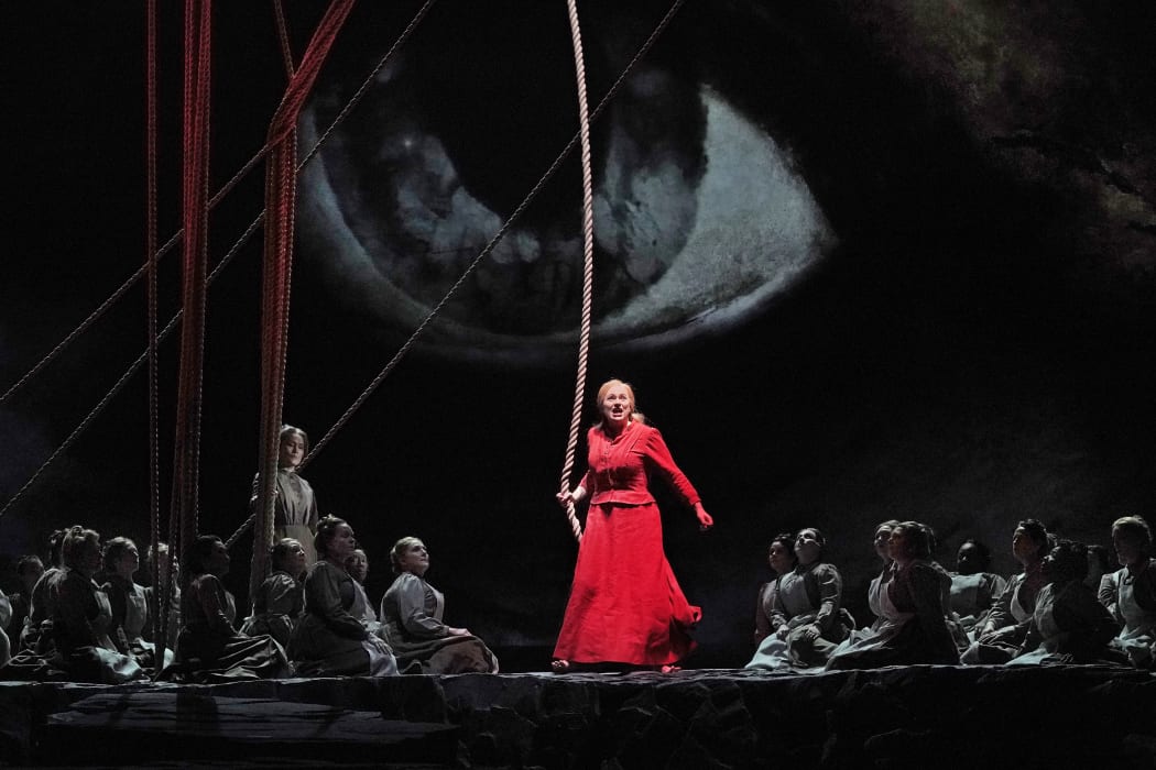 A scene from The Flying Dutchman at The Met