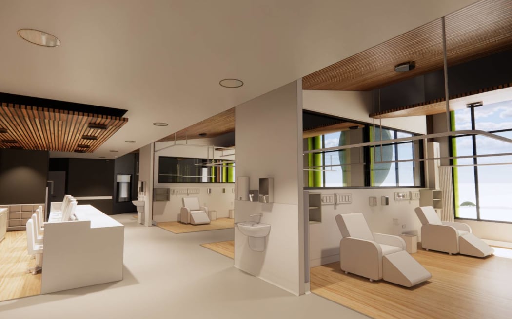 How the Taranaki Cancer Centre will look when completed.