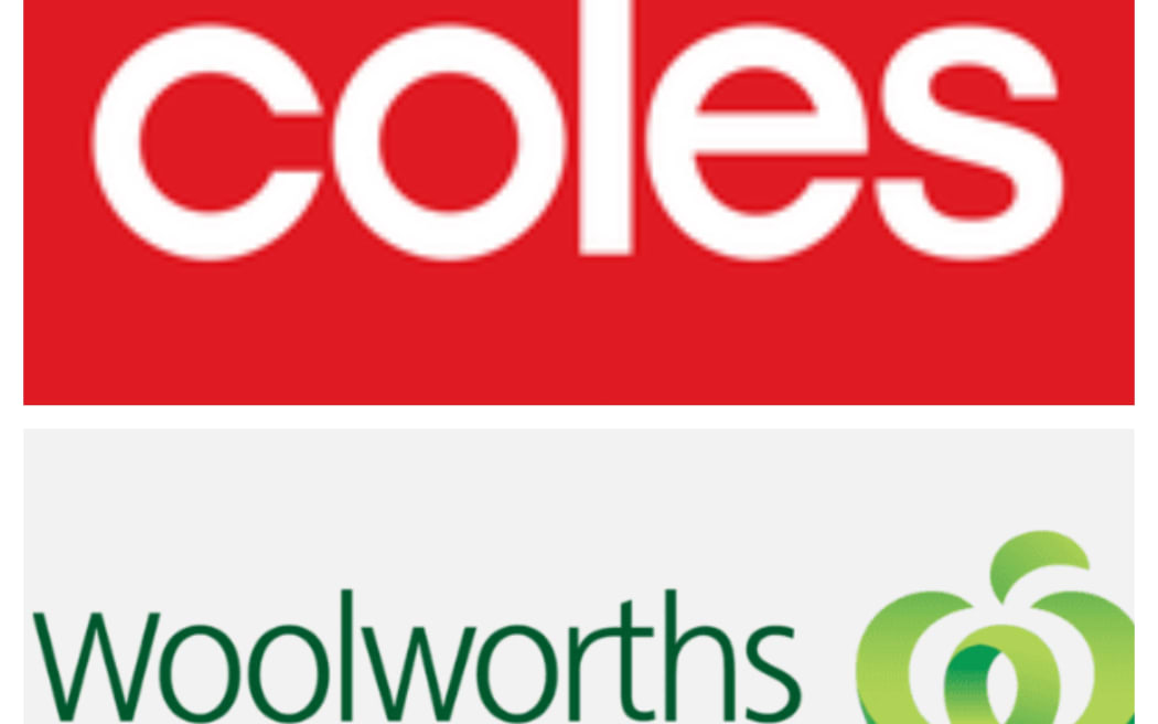 Coles and Woolworths Au logos