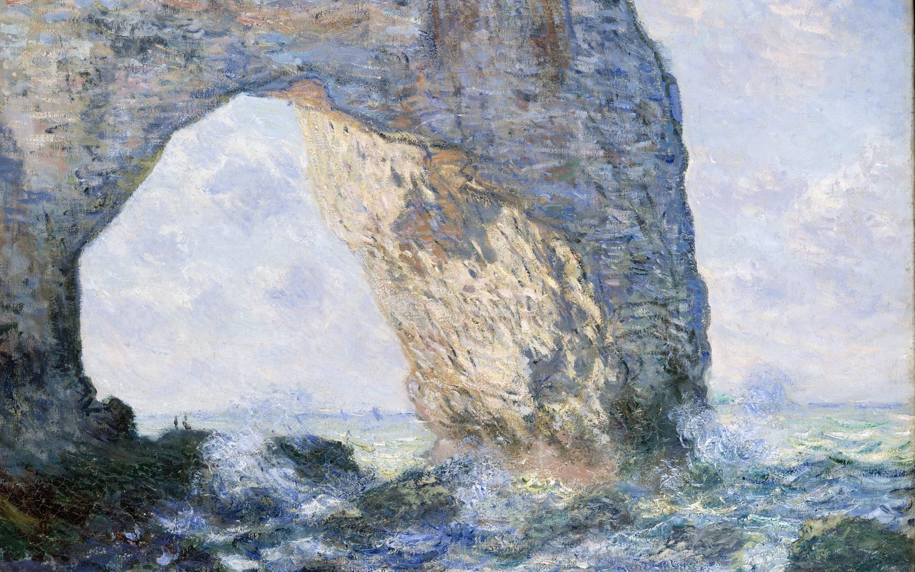 Monet: The Manneporte (Étretat) 1883