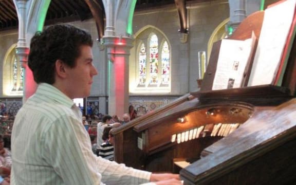 Jeremy Woodside in Christchurch Cathedral