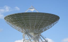 Radio telescope in Warkworth near Auckland.