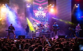 Shapeshifter performing at Homegrown music festival. Bass and synth player Nick Robinson says the festival has been one of the most professionally run events in the country for nearly 20 years.