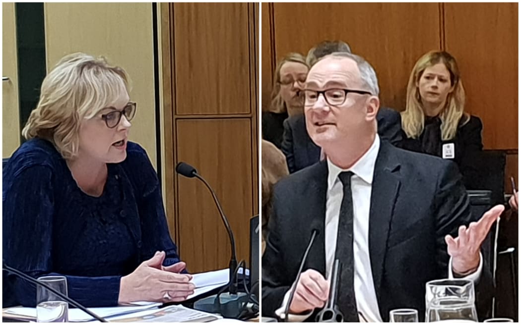 Judith Collins and Phil Twyford.