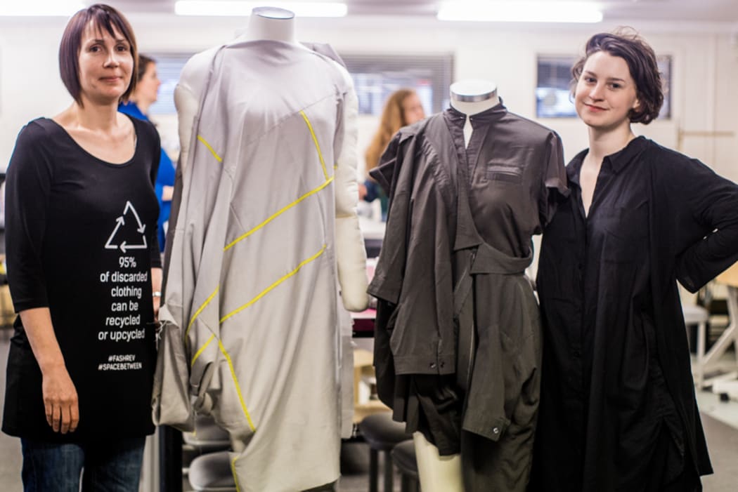 Space Between designers, Annie Bretherton (left) and Tory Lemming