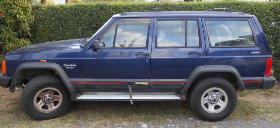 A Jeep Cherokee similar to the one police have seized.
