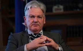 250614. Photo Diego Opatowski / RNZ. Leader profiles. Peter Dunne, leader of the United Future political party.