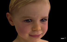 University of Auckland's AI baby project called Baby X.