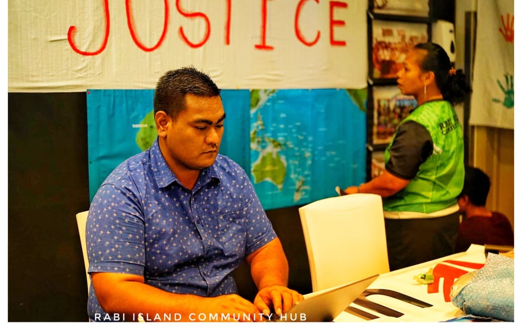 Rabi Island community volunteer Rae Bainteiti