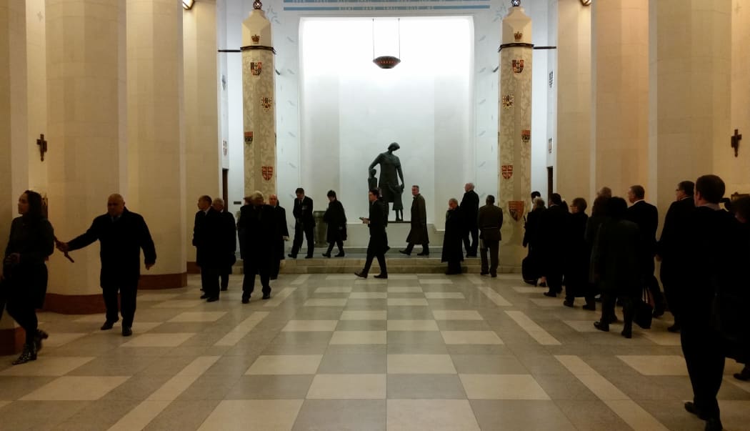 The National War Memorial’s Hall of Memories, Wellington.