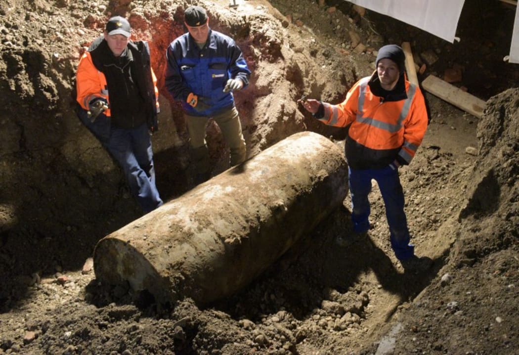 The World War II bomb was discovered in Augsburg, Germany.