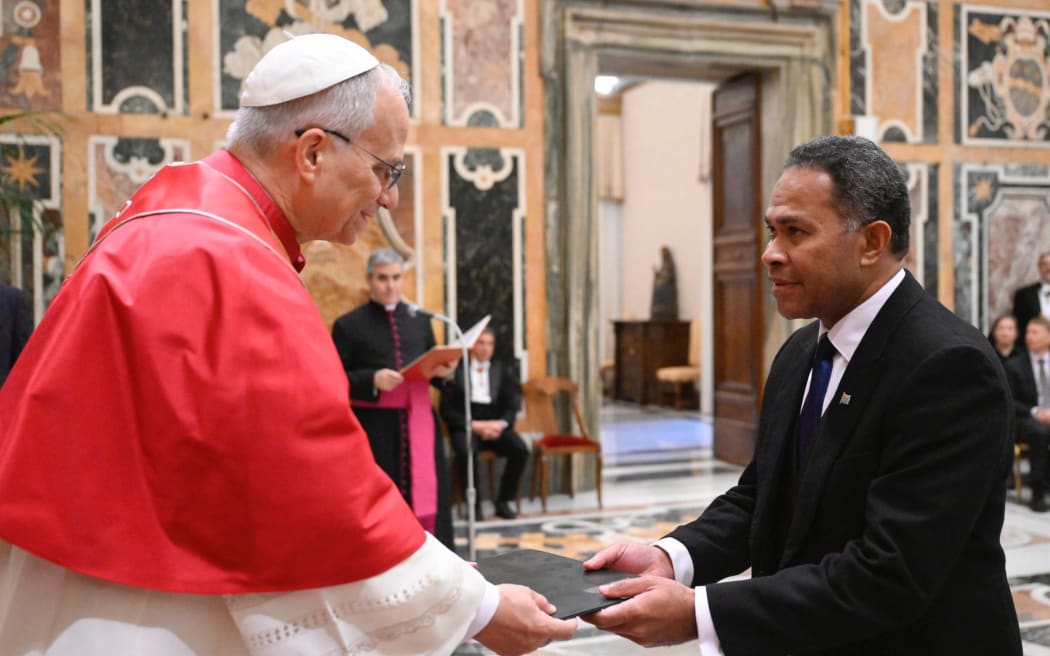 Fiji's non-resident ambassador Jovilisi Suveinakama has presented his letters of credence to Pope Leo, marking the assumption of his role as ambassador extraordinary and plenipotentiary of Fiji to the Holy See.