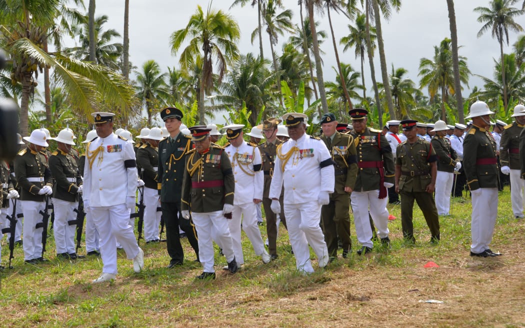 Funeral of Rt. Hon. Col.,Lord Ma'afu Tukui'aulahi at the Mala'e ko Huelo 'o Hangai (tombs) Tokomololo, Tongatapu on 3 January 2022.