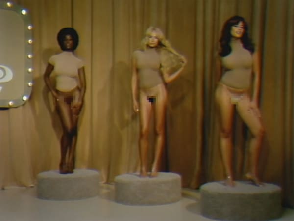 An ad on Skims website for the new Faux hair micro string thong.