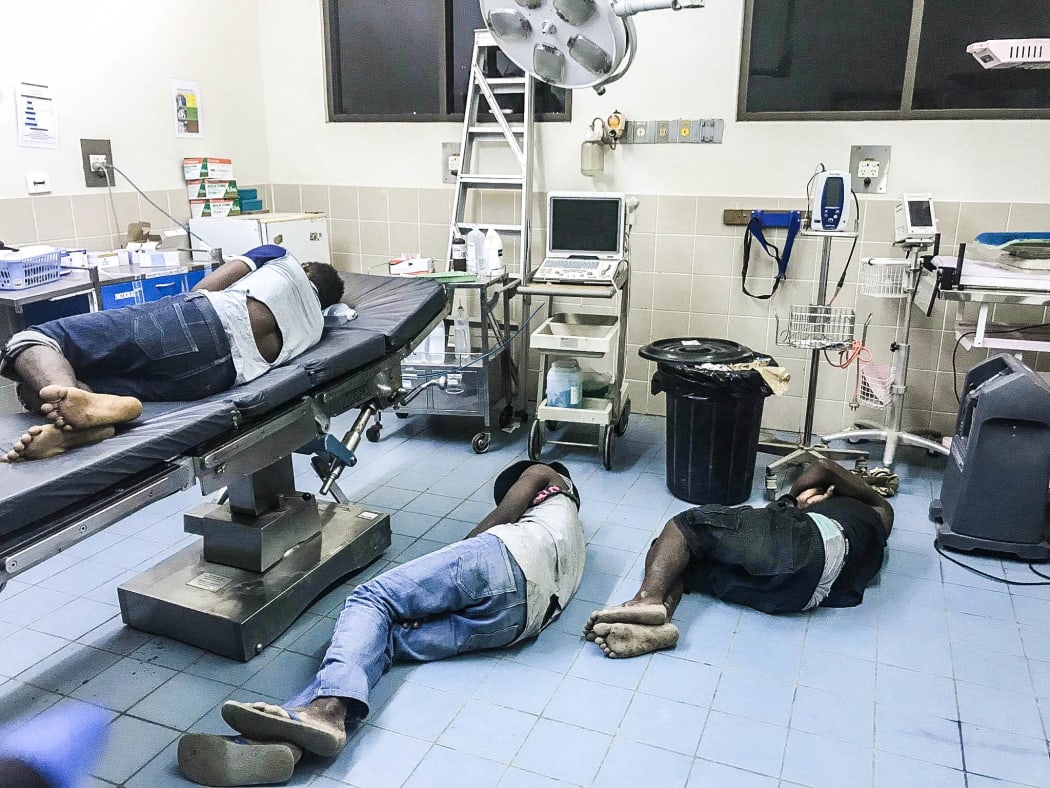 The lack of bed space is a huge issue at the National Referral Hospital in Solomon Islands.