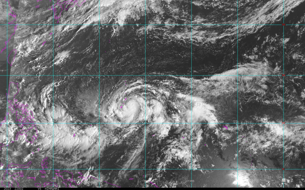 Tropical storm Bolaven is developing slower than expected. As of Tuesday morning a typhoon warning was in effect for Rota, Tinian and Saipan, with a tropical storm warning and typhoon watch for Guam. 10 October 2023