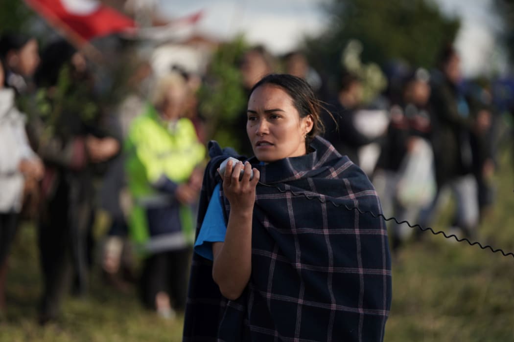 SOUL co-leader Pania Newton has been leading the protest at Ihumātao.