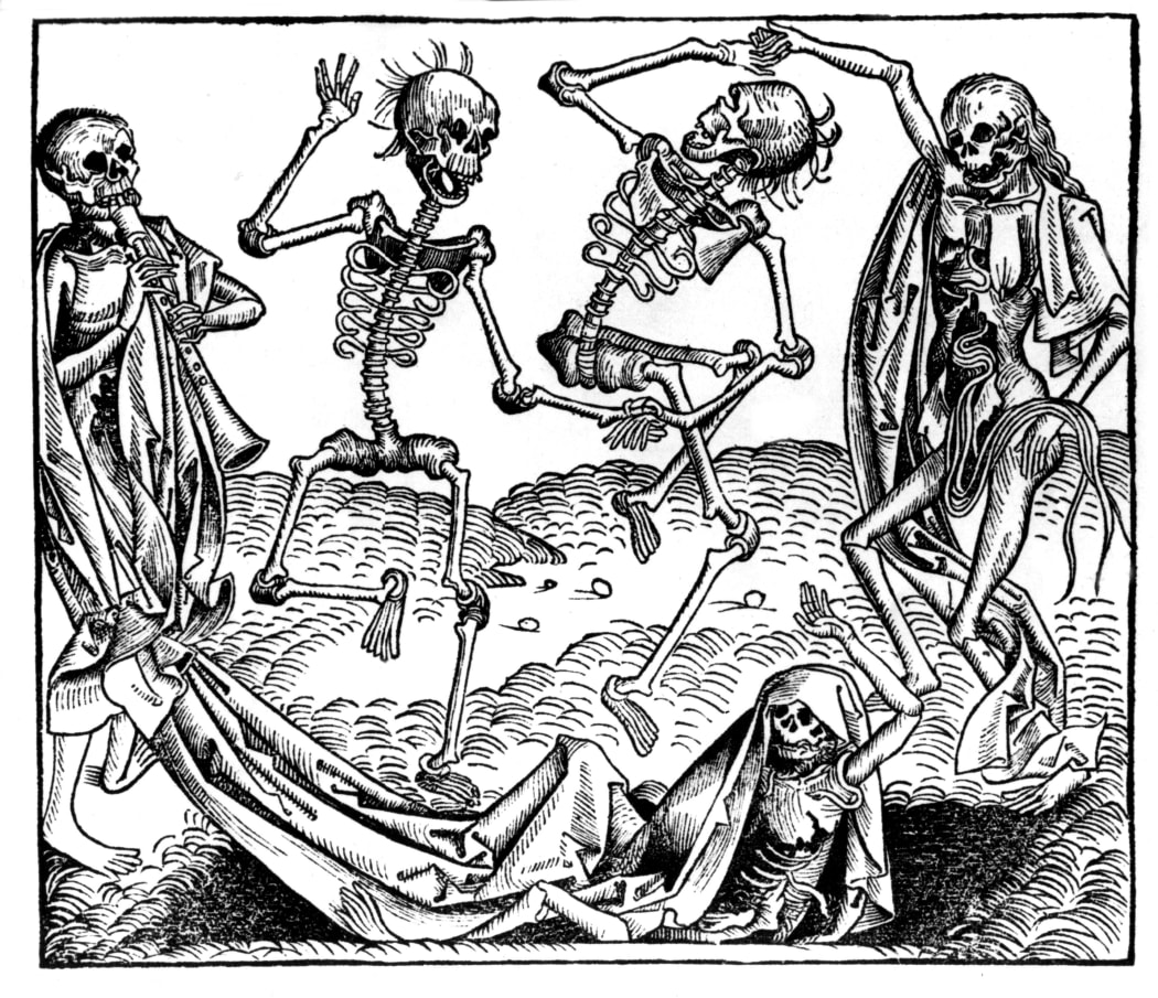 Anonymous engraving, dance of death
1493