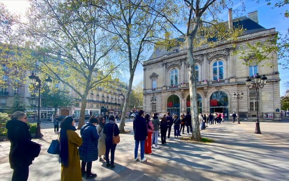 First round of French presidential election, Paris