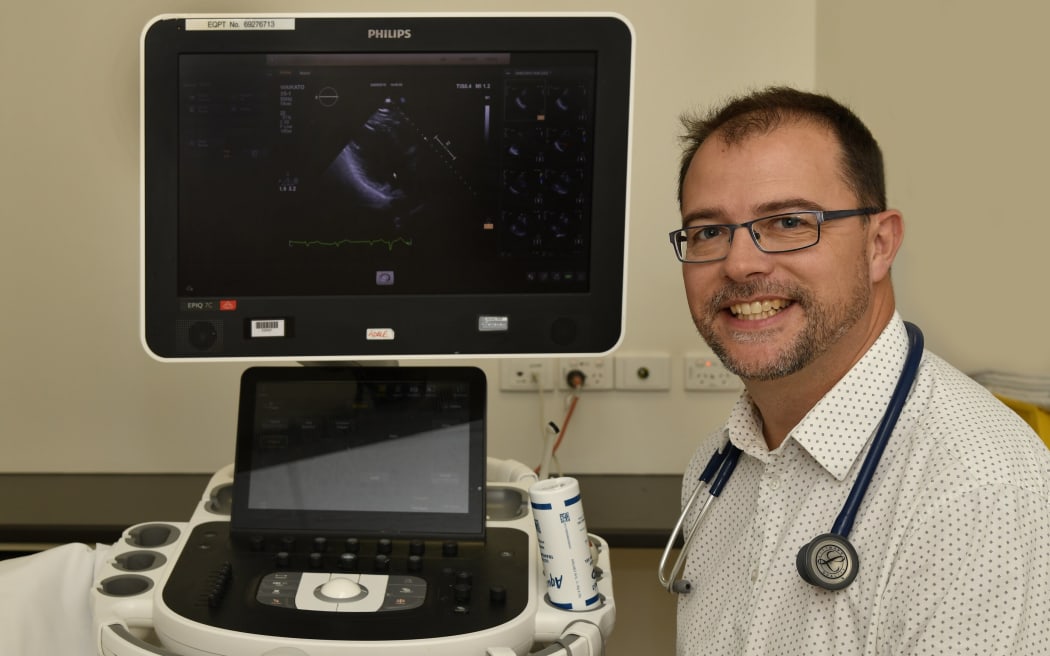 Dr Martin Stiles at work.