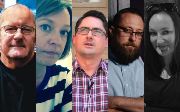 Brendan Smyth, Cath Andersen, David Ridler, Rodney Fisher and Mikhal Norriss