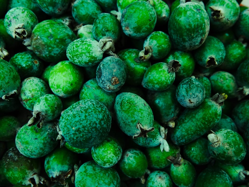 Feijoas.