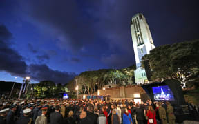 Around 20,000 people attended the Pukeahu War Memorial dawn service.