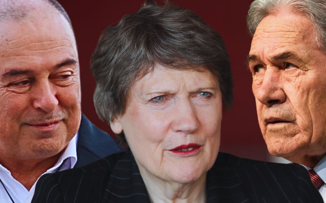 Helen Clark, middle, says Cook Islands caused a crisis for itself by not consulting Wellington before signing a deal with China.