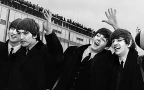 The Beatles in New York in 1964.