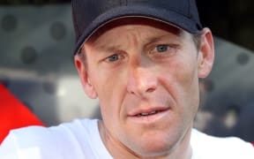 Shamed American cyclist Lance Armstrong.