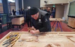 The art of whakairo is in Clive Fugill's blood.