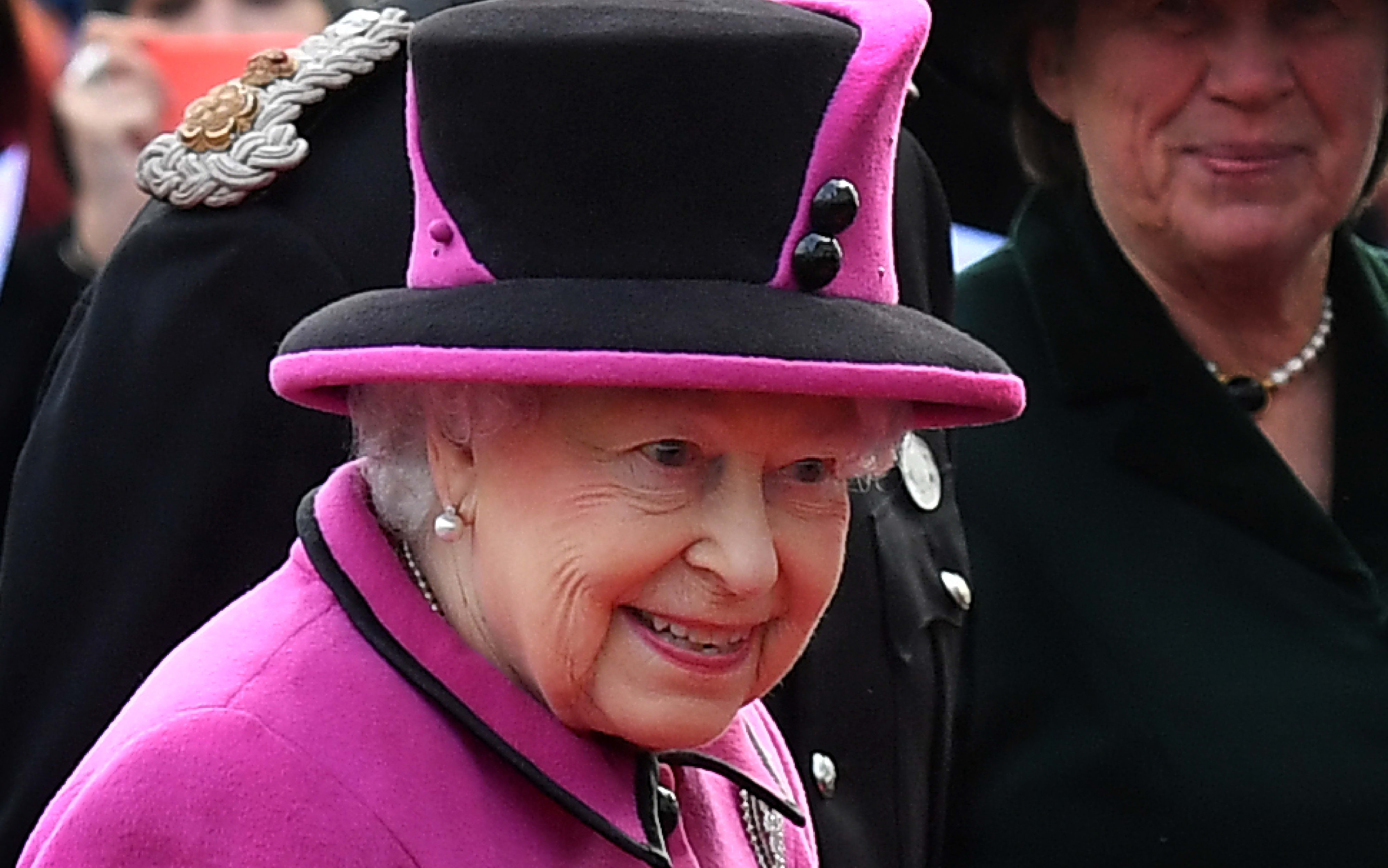 Queen Elizabeth II visited Sainsbury Centre for Visual Arts at the University of East Anglia in Norwich, England on Friday.