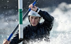 Luuka Jones of New Zealand in action.