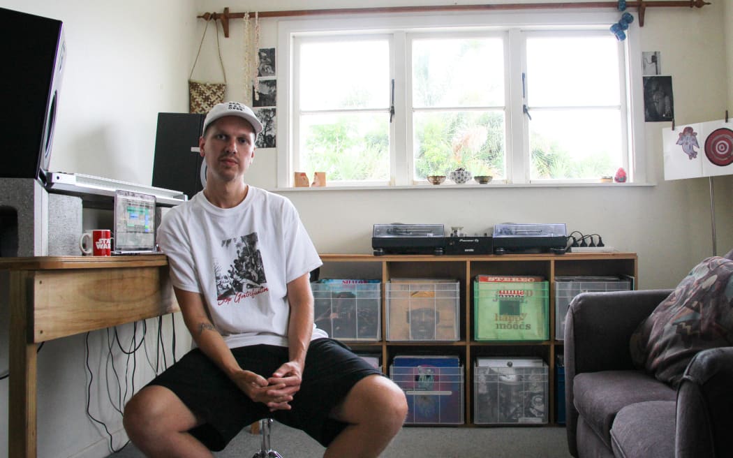 Christoph El' Truento in his Pt Chevalier studio
