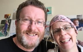 Husband and wife Peter Thomas and Lucy Knight.