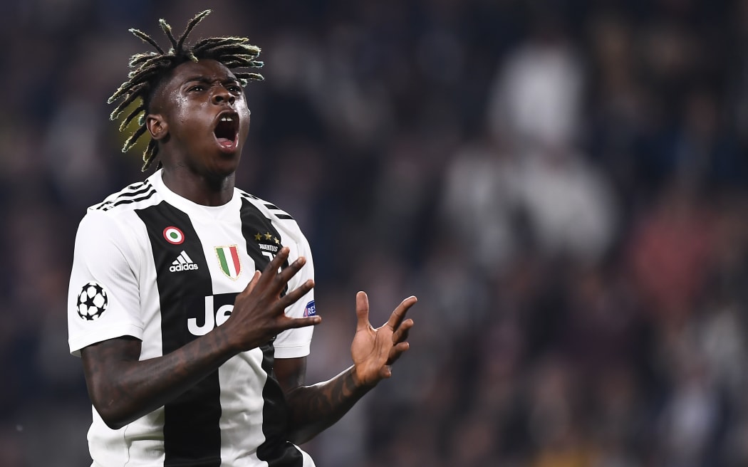 Everton's new signing Moise Kean.