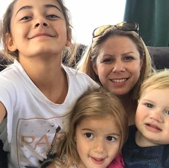 Jennie McLachlan with her family.