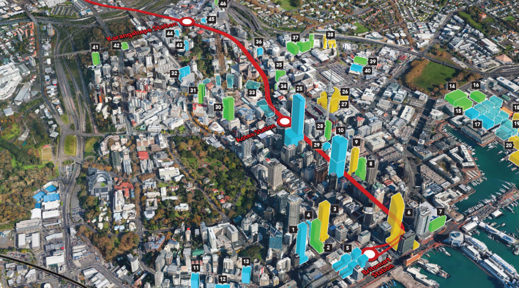 Auckland City believes a new rail tunnel and two new downtown stations will transform the city centre.