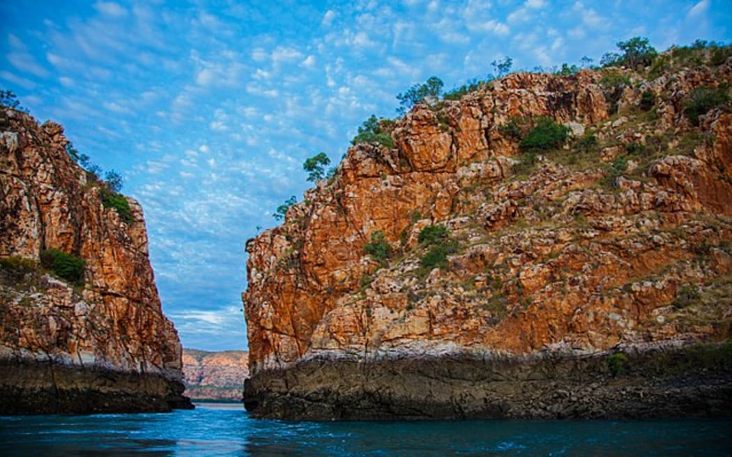 The Horizontal Falls on the Kimberley Coast in Western Australia.