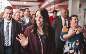 Jacinda Ardern - Labour party Dunedin walkabout - 7 October 2020
